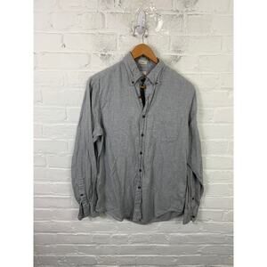J. Crew Men's Classic Fit Button Down Shirt Long Sleeve Gray Size Small